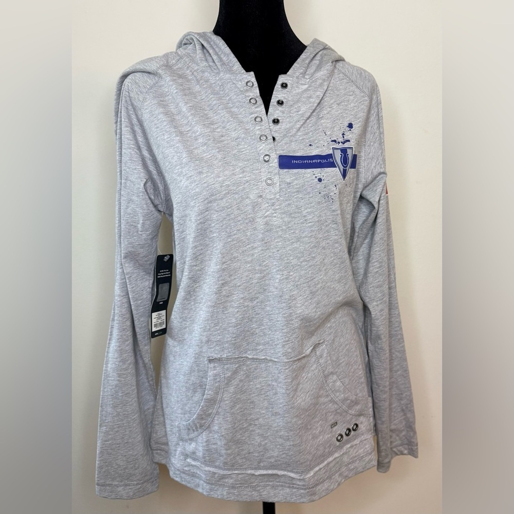 NWT Women’s NFL Indianapolis Colts soft lightweight hoodie kangaroo pocket med